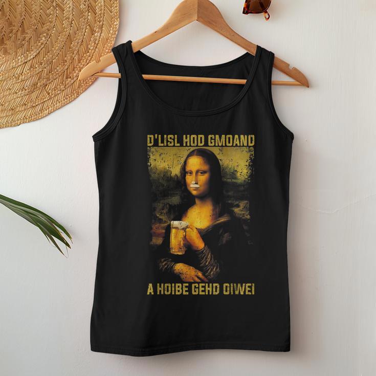 D´Lisl Hod Gmoand A Hoibe Gehd Oiwei Beer Tank Top Frauen Lustige Geschenke