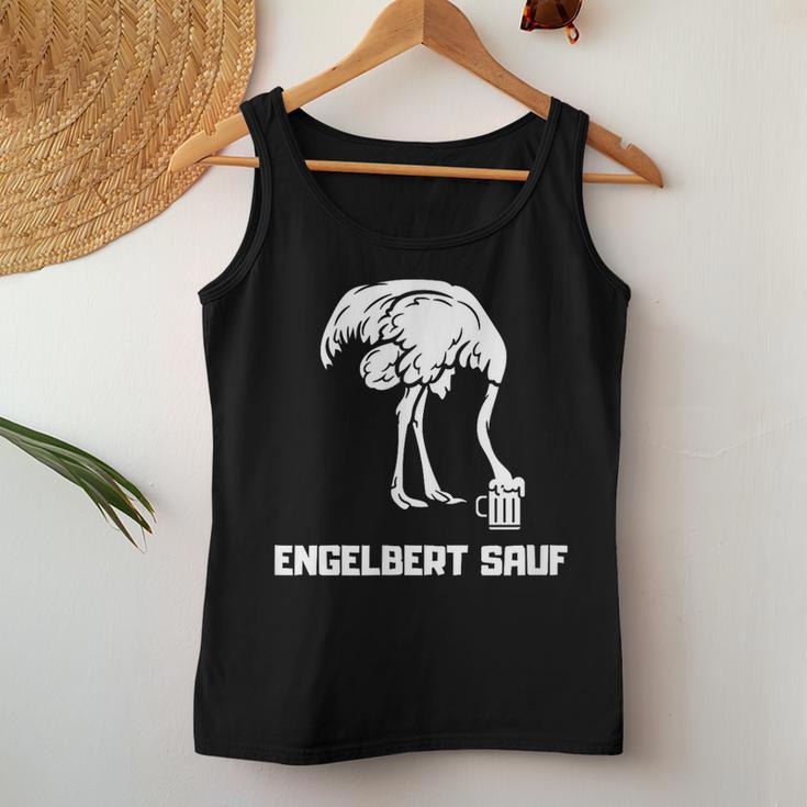 Engelbert Sauf Work Wear Beer Bird Humour Tank Top Frauen Lustige Geschenke