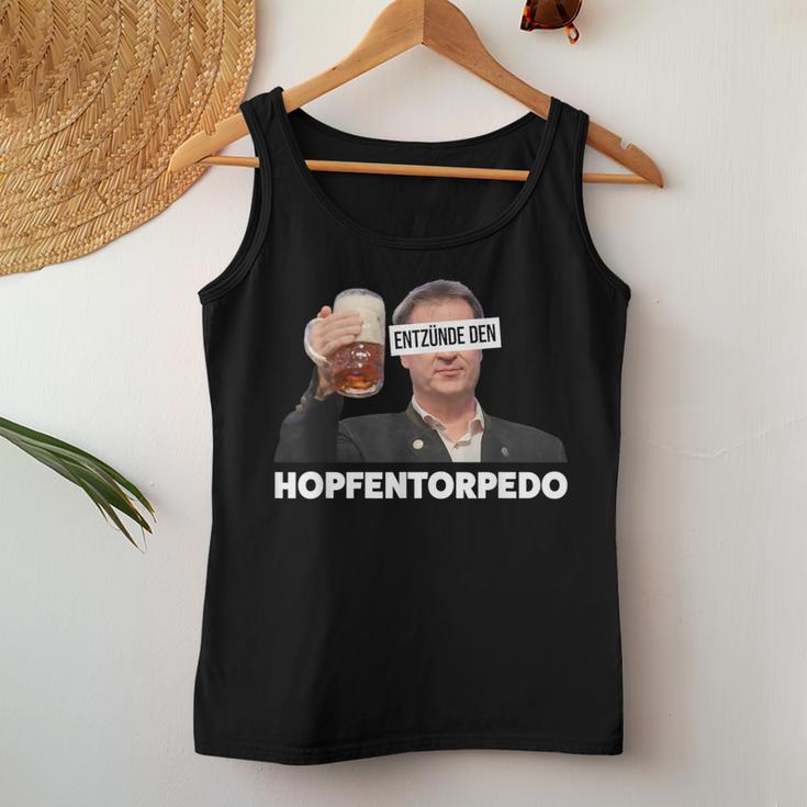 Entznde Den Hopfentorpedo Tornado Beer Tank Top Frauen Lustige Geschenke