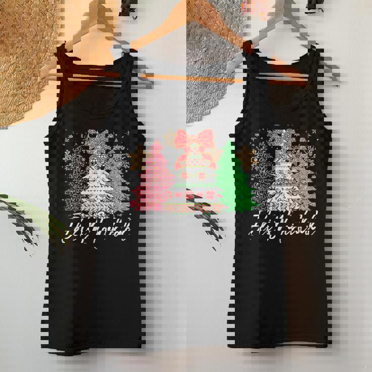 Feliz Navidad Mexican Merry Christmas Tree Kid Women Tank Top Unique Gifts
