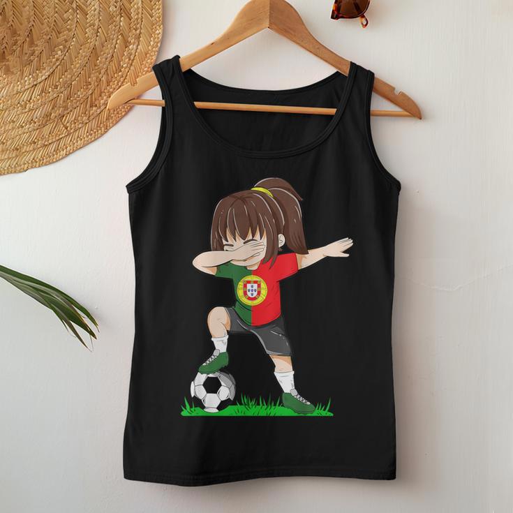 Football Portugal Jersey Portuguese Flag Football Girls Tank Top Frauen Lustige Geschenke