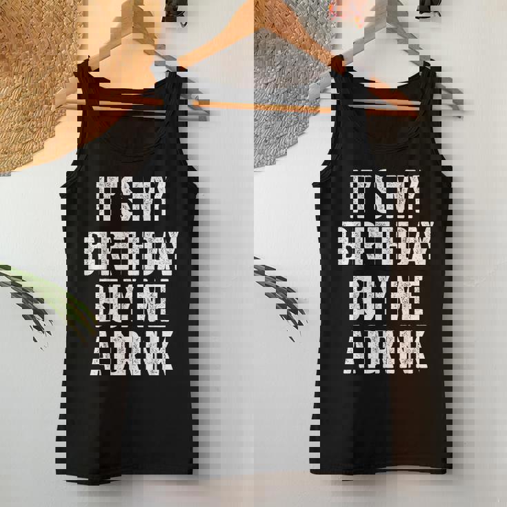 Birthday Decorations Dad It's My Birthday Women Tank Top Unique Gifts