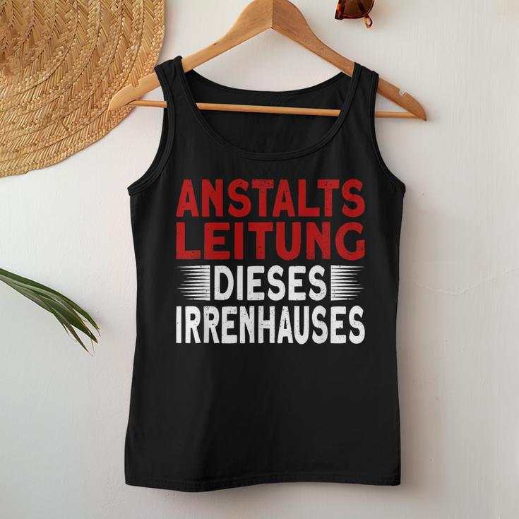 Profession Teacher Work Merrenhaus Anstaltleitung Tank Top Frauen Lustige Geschenke