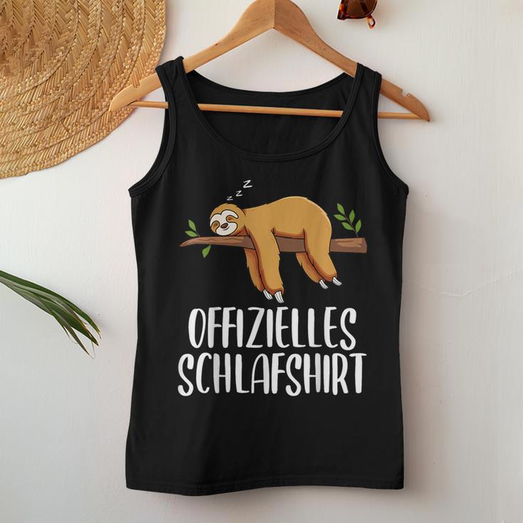 For Sloth Lovers Tank Top Frauen Lustige Geschenke