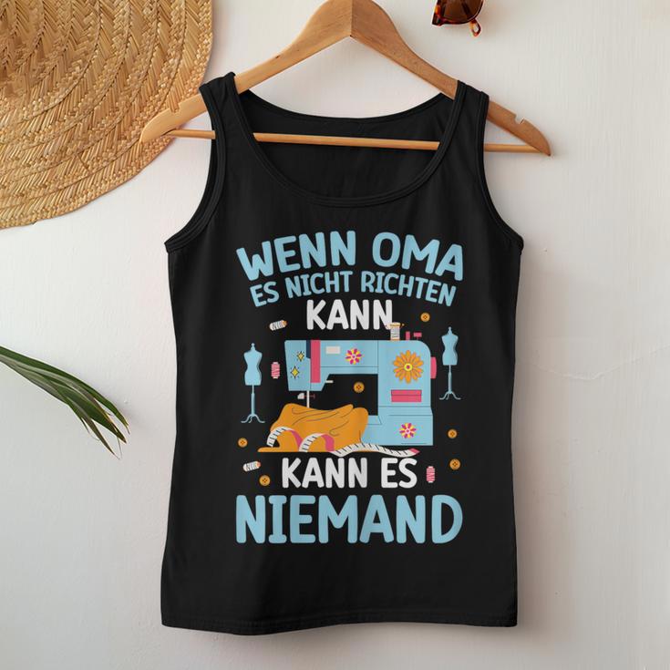 Wenn Oma Es Nicht Richten Kann Oma Says Tank Top Frauen Lustige Geschenke