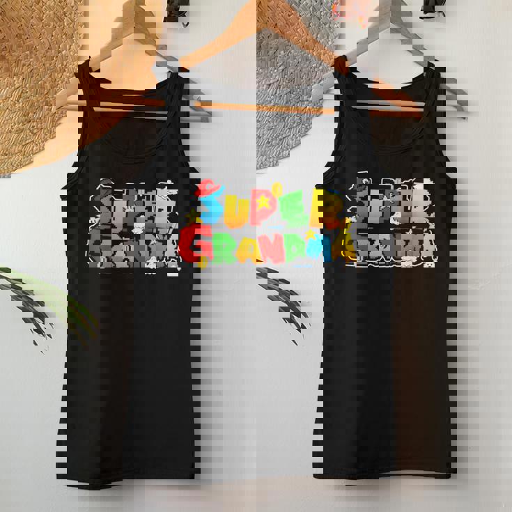 Gamer Super Grandma Family Matching Game Super Grandma Women Tank Top Unique Gifts