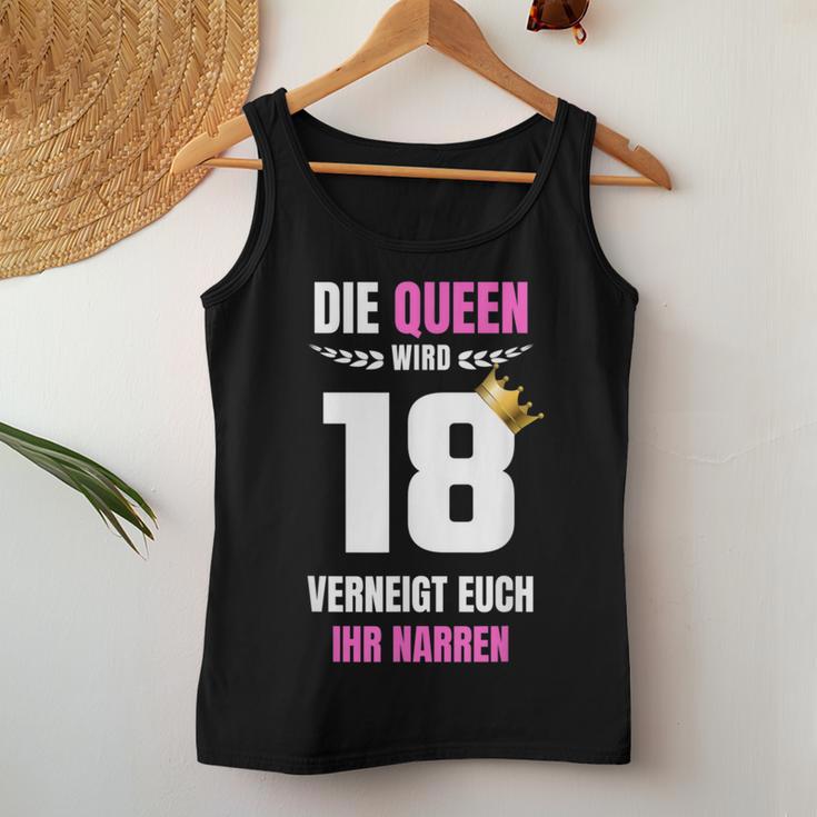 Girls' Die Queen Wird 18 Birthday Honour Tank Top Frauen Lustige Geschenke