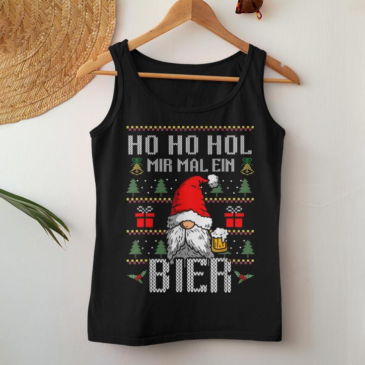 Ho Ho Hol Mir Mal Ein Bier Christmas Children Women Tank Top Frauen Lustige Geschenke