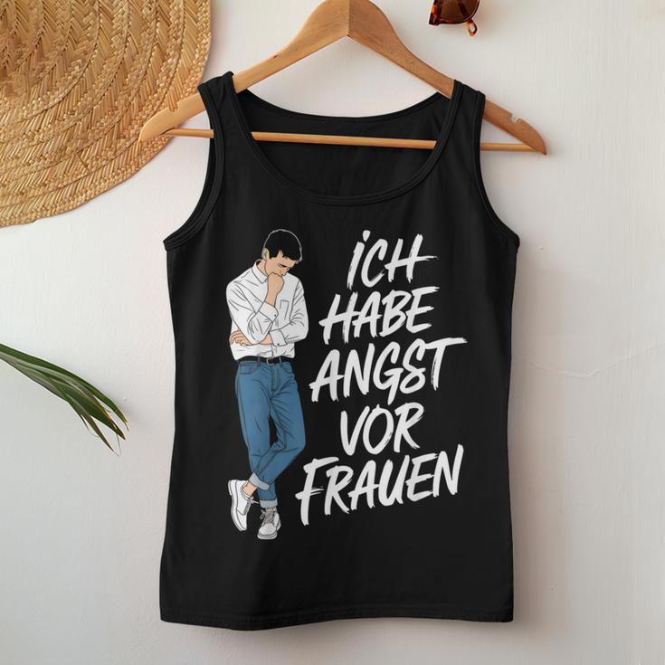 Ich Habe Angstor Frauen Saying Flirting Tank Top Frauen Lustige Geschenke