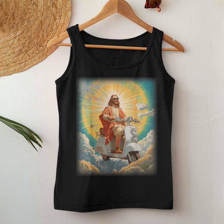 Jesusespa Driver Heaven Christian Hippie Biker Tank Top Frauen Lustige Geschenke