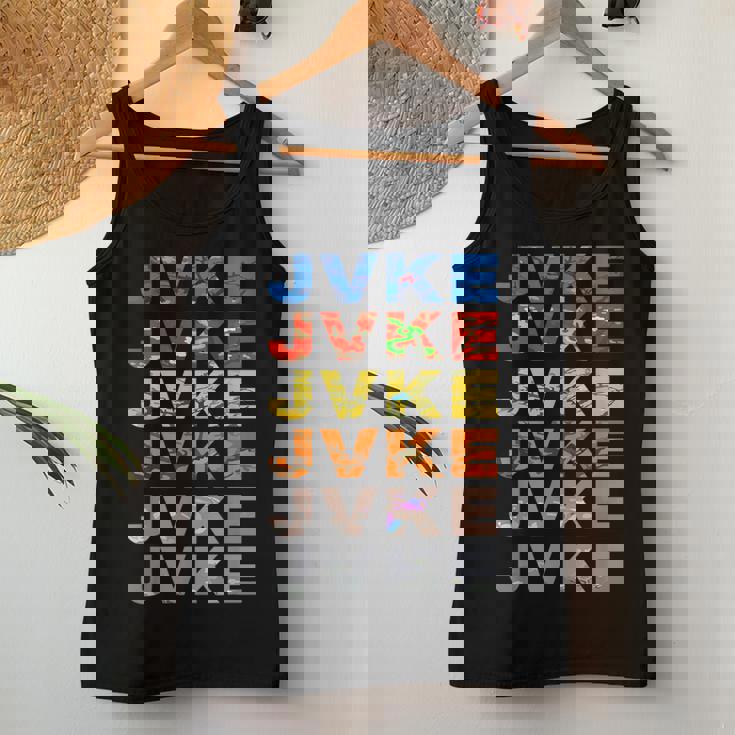 Jvke Colorful With Butterfly And Snake Vintage Retro Women Tank Top Funny Gifts