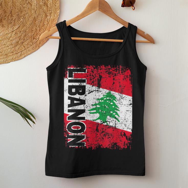 Libanon Flag Women's Children's Libanon Tank Top Frauen Lustige Geschenke