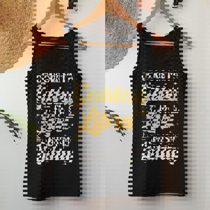 Im A Libra Goddess Queen Its My Birthday Libra Vibes Women Tank Top Personalized Gifts