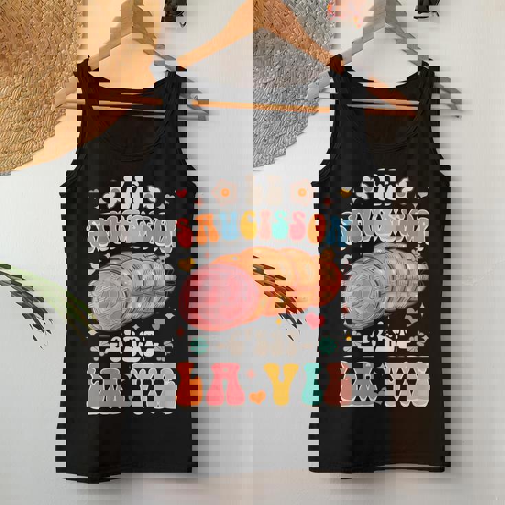 Maman Saucisson Saucisses Drôle Le Saucisson C'est Laie Women Tank Top Cadeaux drôles