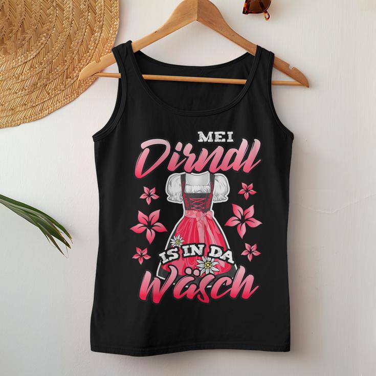 Mein Dirndl Ist In Der Wäsche Women's Tank Top Frauen Lustige Geschenke