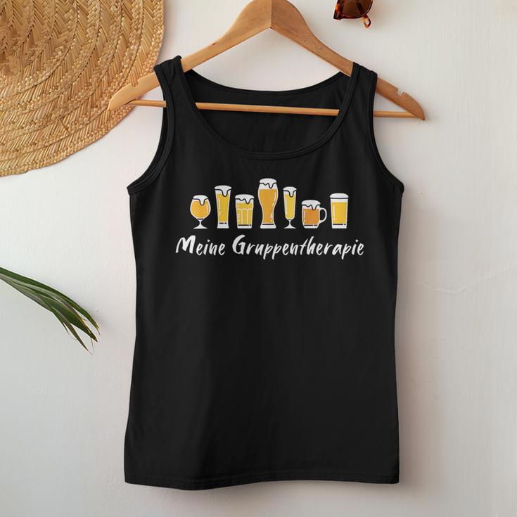 Meine Gruppentherapie Beer Drinker Alcohol Beer Saufen Beer Tank Top Frauen Lustige Geschenke