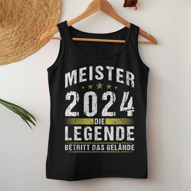 Meister 2024 Die Legende Beetritt Das Gelände Tank Top Frauen Lustige Geschenke