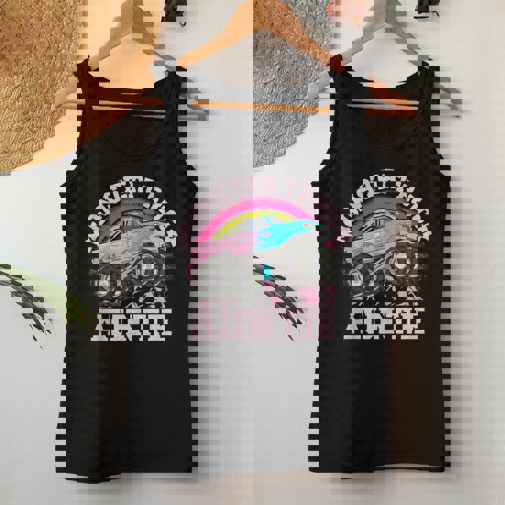 Monster Truck Auntie Matching Family Monster Truck Aunt Women Tank Top Unique Gifts