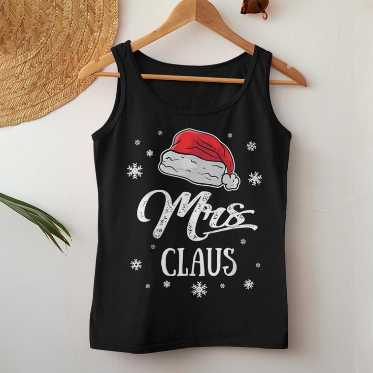 Mrs Mama Santa Claus Christmas Santa Hat Mum Tank Top Frauen Lustige Geschenke