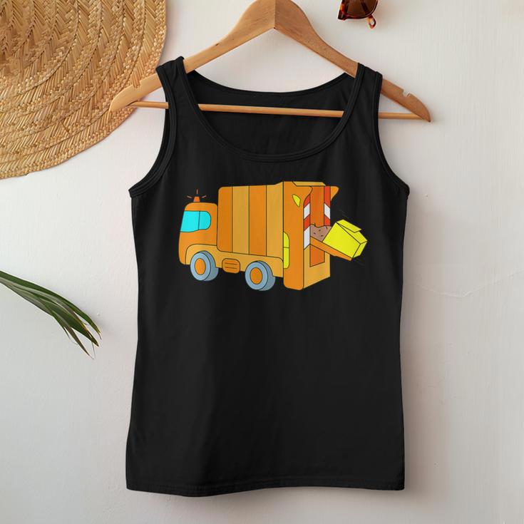 Müllmann Bin Car Waste Disposal Tank Top Frauen Lustige Geschenke