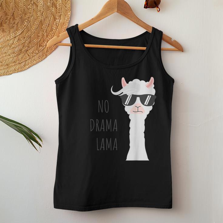 No Drama Lama Llama Tank Top Frauen Lustige Geschenke