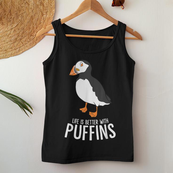 Nur Ein Mädchen Das Puffin Liebt Puffin Parrot Tank Top Frauen Lustige Geschenke