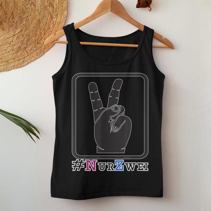 Nurzwei Frauensagennein Herrensagennein Tank Top Frauen Lustige Geschenke