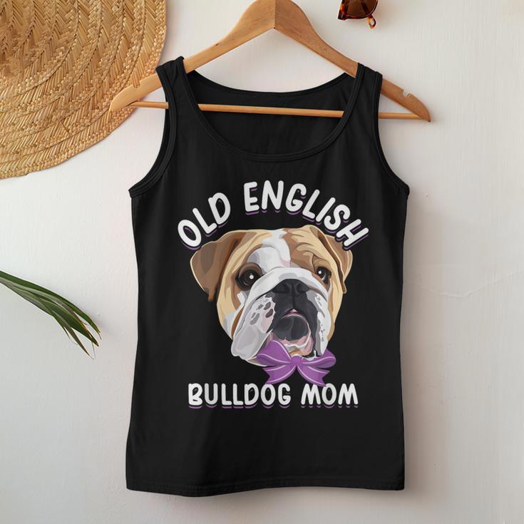 Old English Bulldog Mom Dog English Bulldog Tank Top Frauen Lustige Geschenke