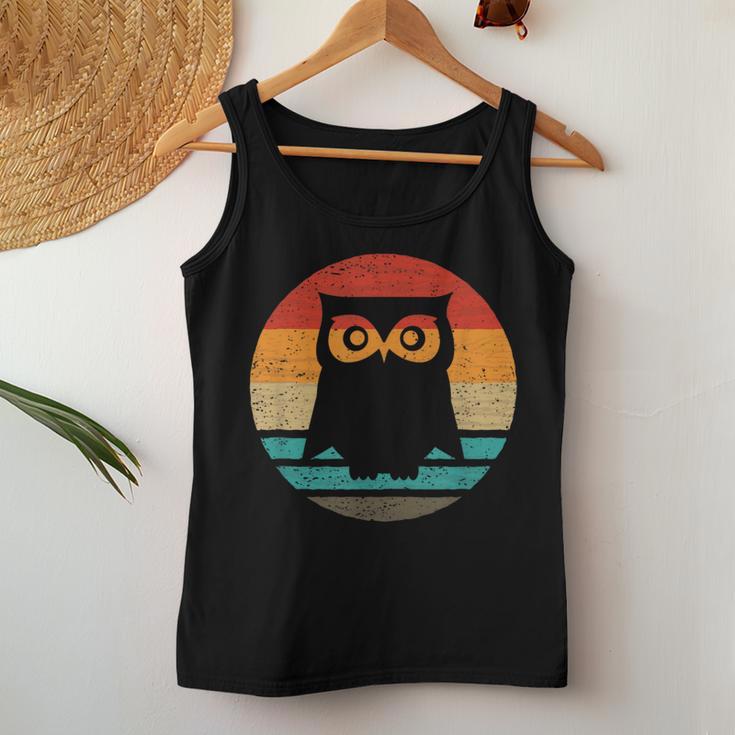 Owl Retro Styleintage Tank Top Frauen Lustige Geschenke