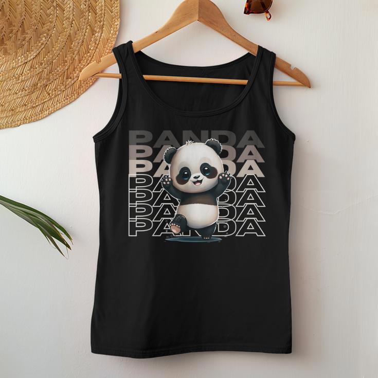 Panda Motif Ultra Realistic Panda Tank Top Frauen Lustige Geschenke