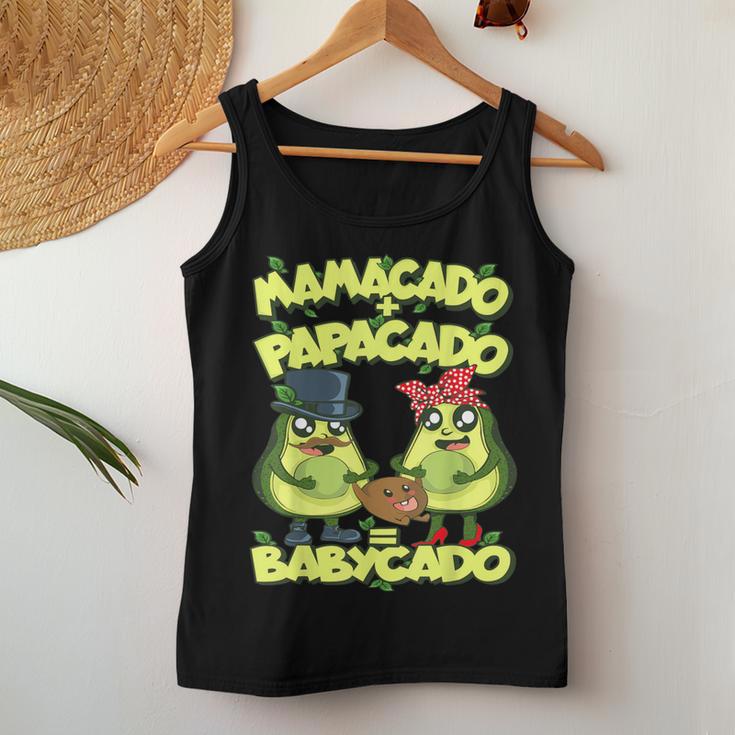 Papacado Mamacado Babycado Family Avocado Tank Top Frauen Lustige Geschenke