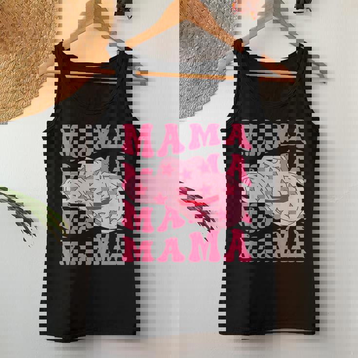 Pink Cowboy Hat Western Cowgirl Mama Groovy Country Mom Women Tank Top Personalized Gifts