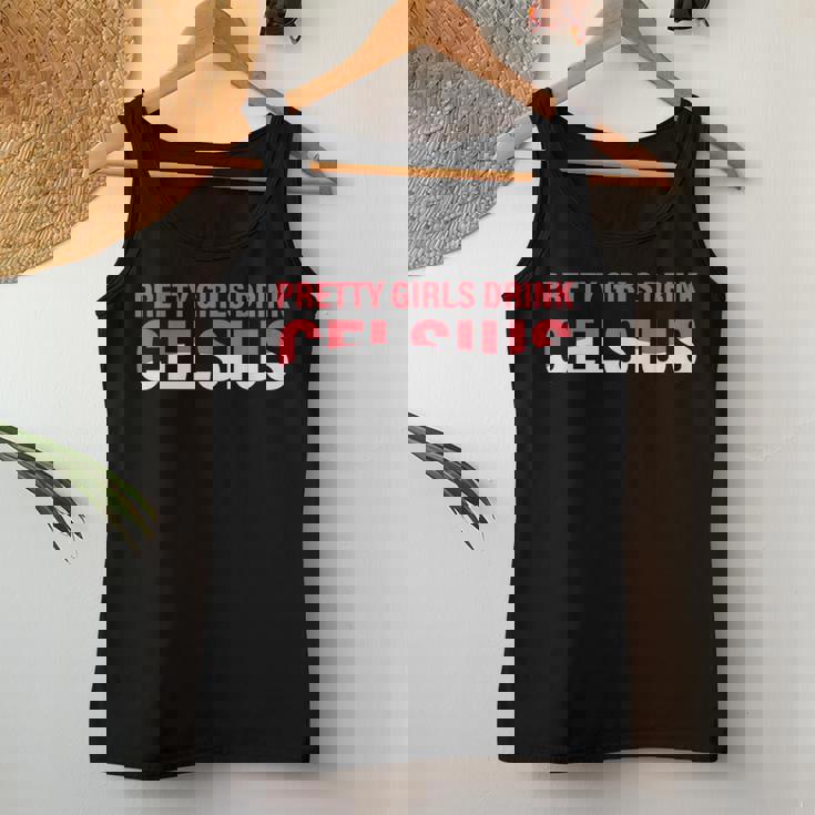 Pretty Girls Drink Celsius Celsius Women Tank Top Personalized Gifts