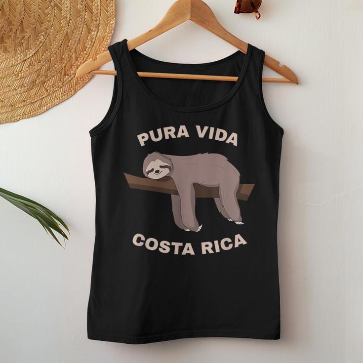 Puraida Costa Rica Cool Costa Rica Sloth Tank Top Frauen Lustige Geschenke