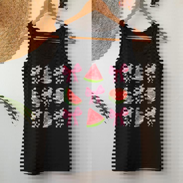 Rosa Archi Carino Coquette Anguria Y2k Clean Girl Estetica Canotta da donna Regalos divertidos