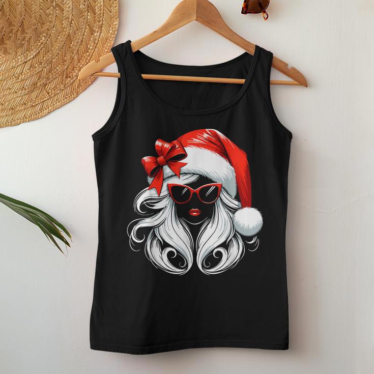 Santa Hat Santa Mama Grandma Girls Christmas Tank Top Frauen Lustige Geschenke