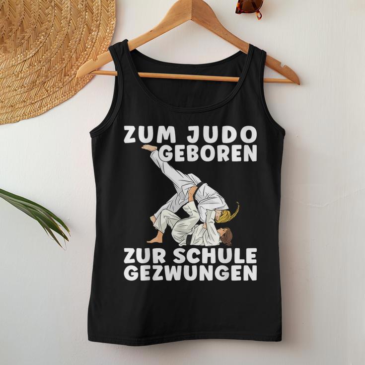 Saying For Judo Geboren Zum School Geschzwungen Girls' Judo Tank Top Frauen Lustige Geschenke