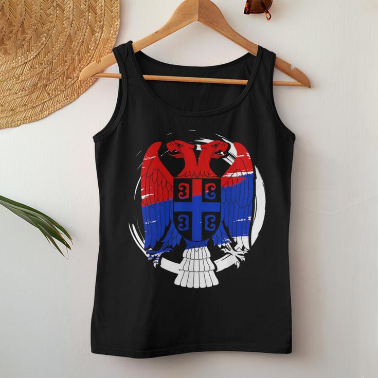 Serbia Balkan Belgrade Zagreb Srbija Tank Top Frauen Lustige Geschenke