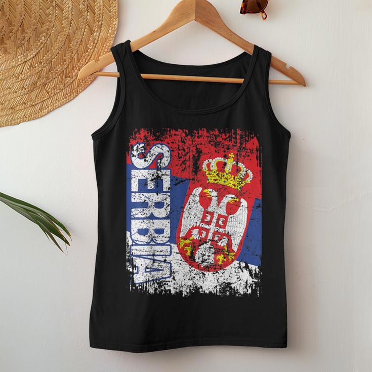 Serbia Flag Women's Children's Serbia Tank Top Frauen Lustige Geschenke