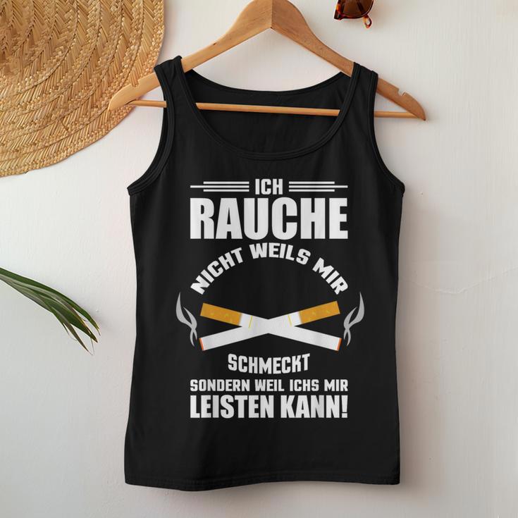 Smoking Beer Cigarettes Slogan Smoking Tank Top Frauen Lustige Geschenke