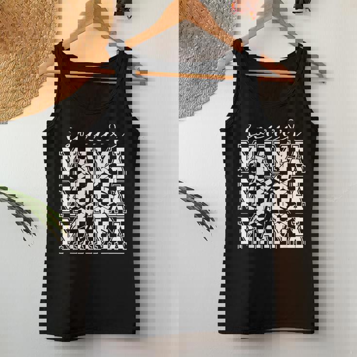 Soccer Mama Retro Groovy Soccer Softball Mom Women Tank Top Personalized Gifts