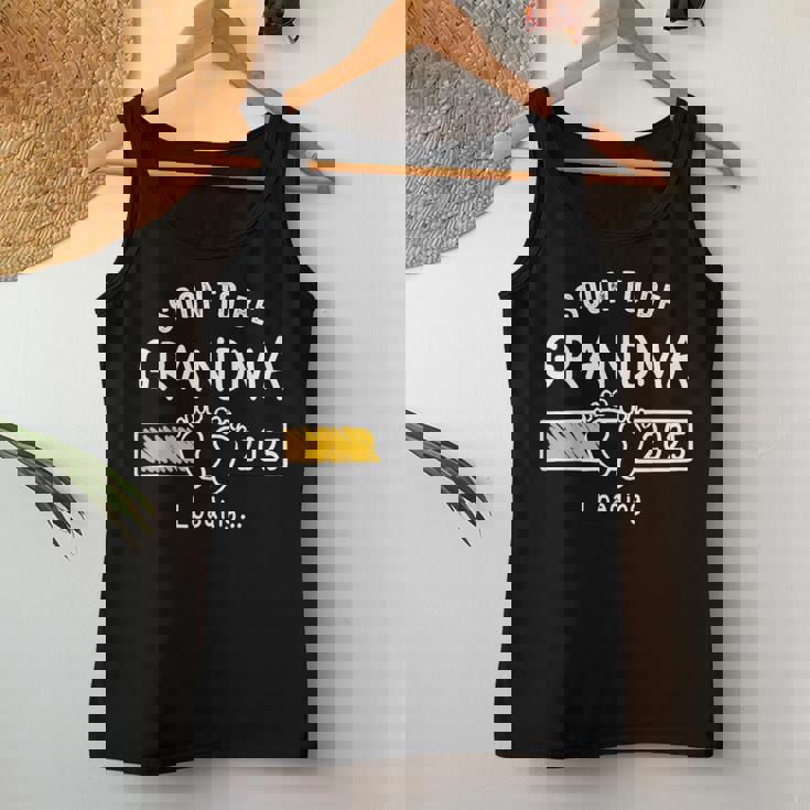 Soon To Be Grandma 2025 Loading Promoted To Grandma 2025 Women Tank Top Unique Gifts