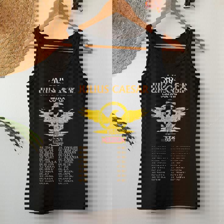 Spqr Antigua Roma Julio César Historia De Roma Camiseta sin mangas para mujer Regalos divertidos