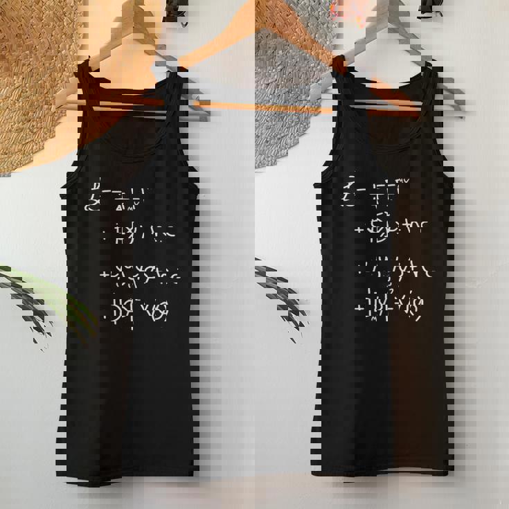 Standard Model Lagrangian Higgs Boson Physics Teacher Camiseta sin mangas para mujer Regalos divertidos