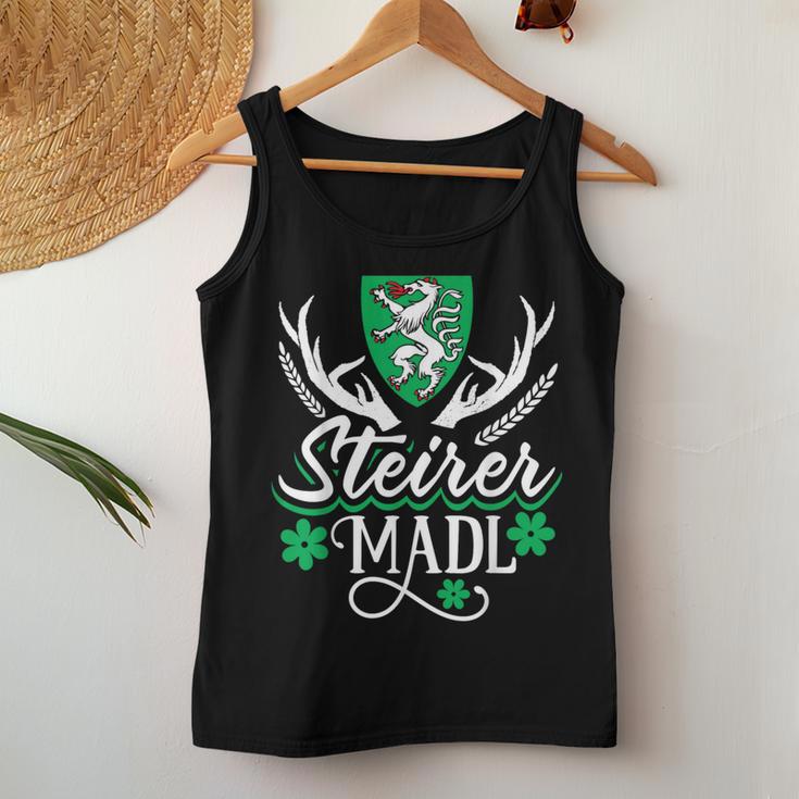 Steiermark Steirer Madl Steirermadl Women's Dirndl Tank Top Frauen Lustige Geschenke