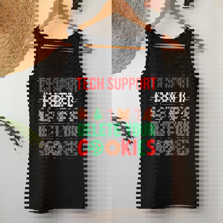 Tech Support Christmas Cookies Christmas Women Tank Top Unique Gifts