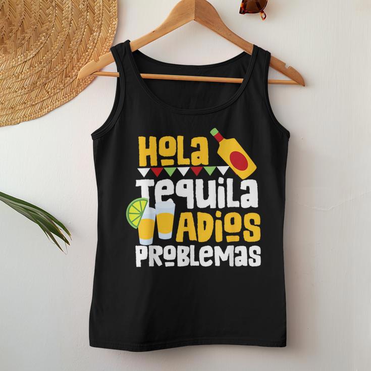 Tequila Cinco De Mayo Hola Tequila Adios Problemas Tank Top Frauen Lustige Geschenke