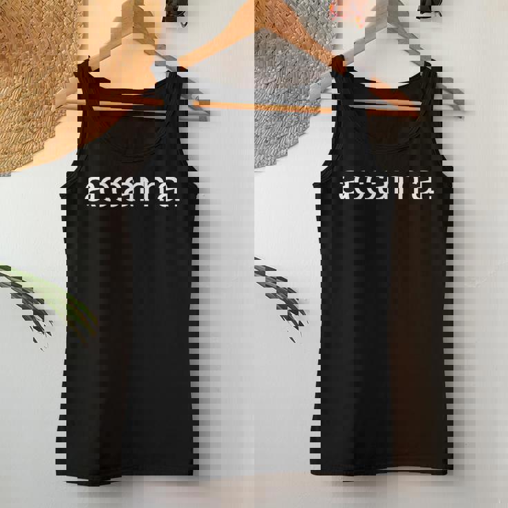 Testo Romano Divertente Uomo Donna Romanesco Accanna Canotta da donna Regalos divertidos