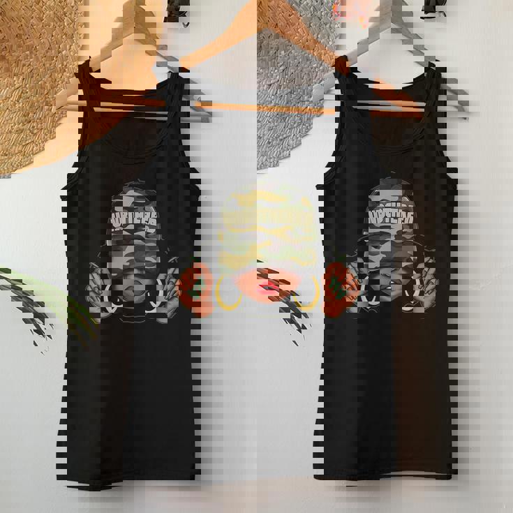 Unbothered Black Girl With Cap Camo Afro Woman Black Queen Women Tank Top Unique Gifts