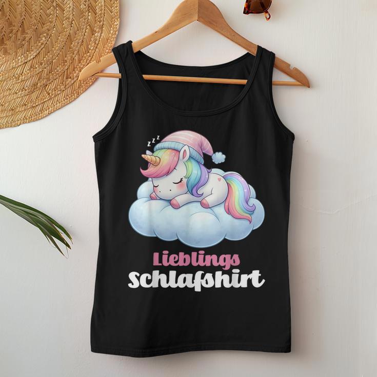 Unicorn Sleep Pyjamas Women's Girls Unicorn Tank Top Frauen Lustige Geschenke